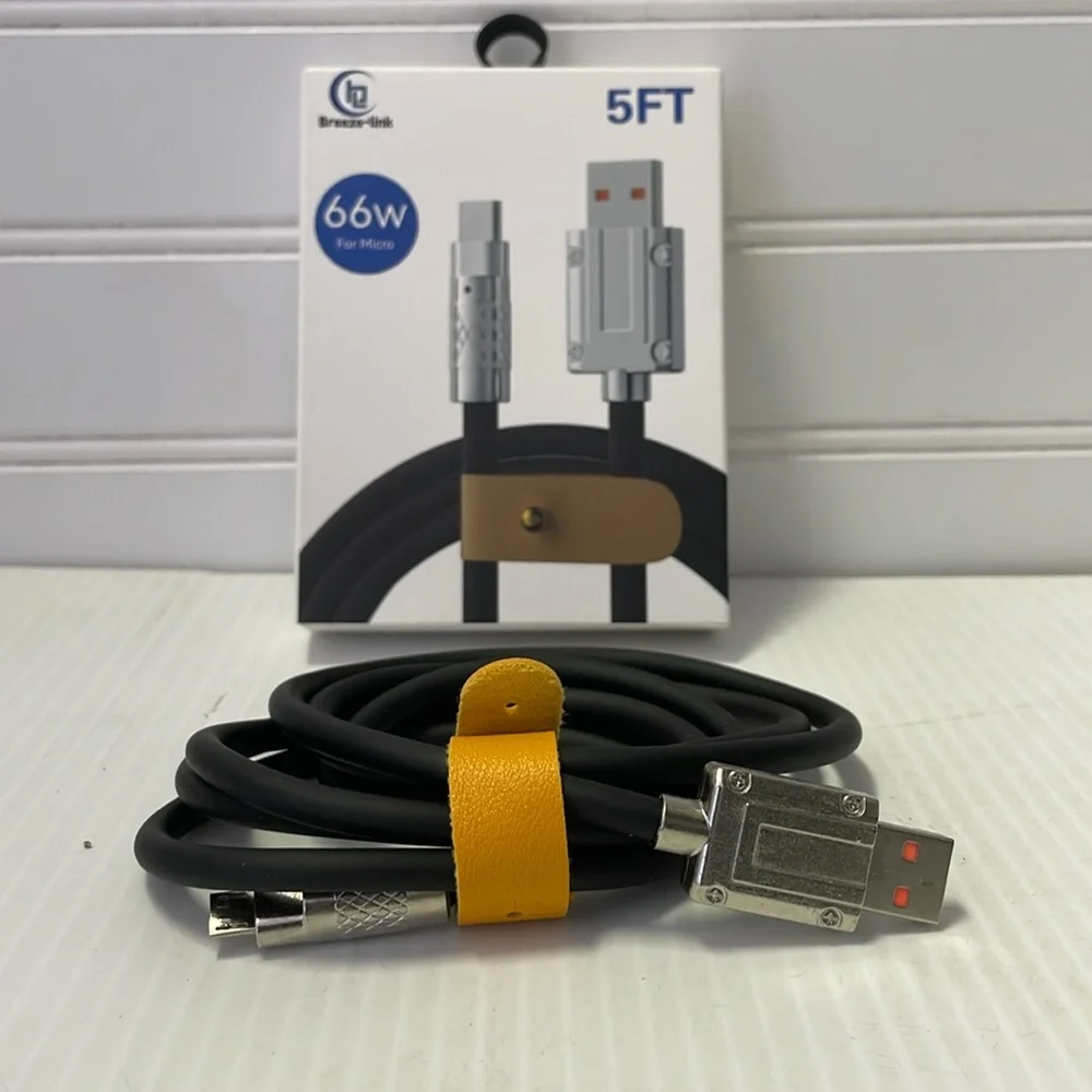 Breeze Link Micro 5 ft Phone Cord-NIB